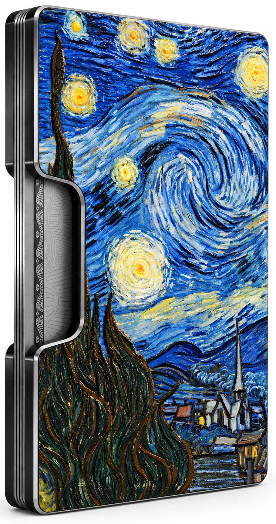 Masters — La Nuit étoilée Smart Wallet, three-quarter view
