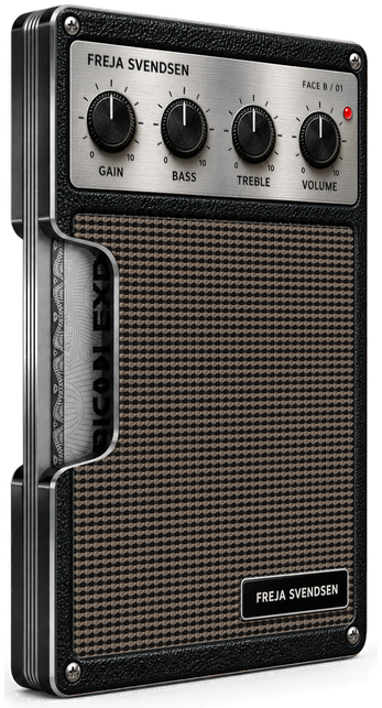 Analog — Ampli Smart Wallet, three-quarter view