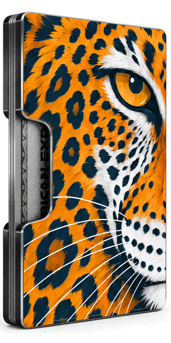 Bestiaire — Léopard Smart Wallet, three-quarter view