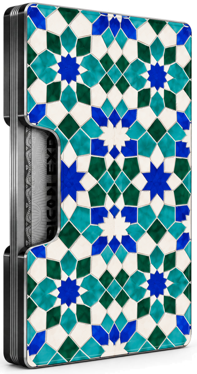 Carreaux du Monde — Zellige Smart Wallet, three-quarter view