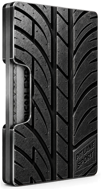 Pit Lane — Pneu sport Smart Wallet, three-quarter view